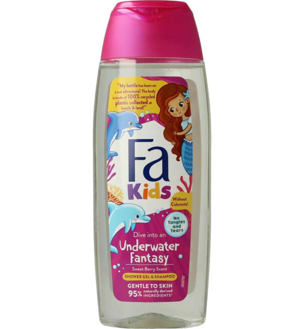 Fa Kids douche & shampoo mermaid (250 ml)