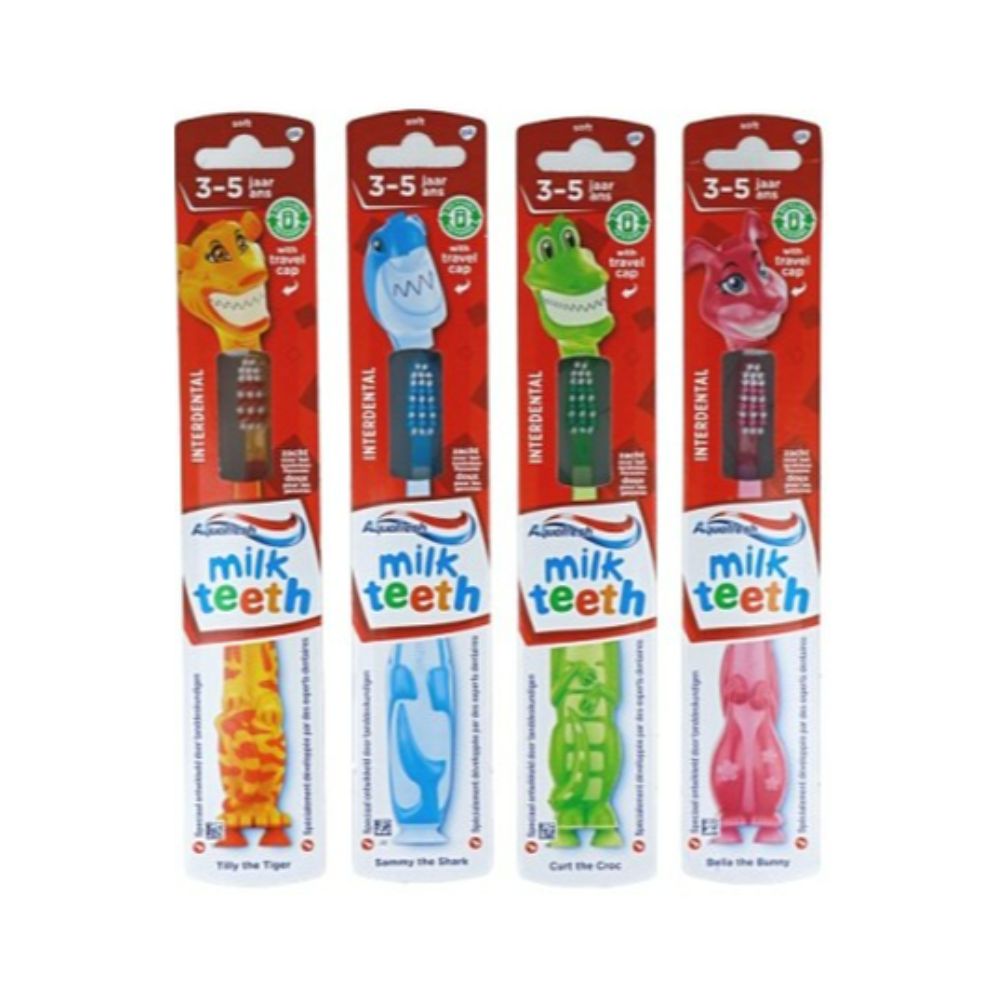 Aquafresh Tandenborstel melktanden soft (1 stuk)