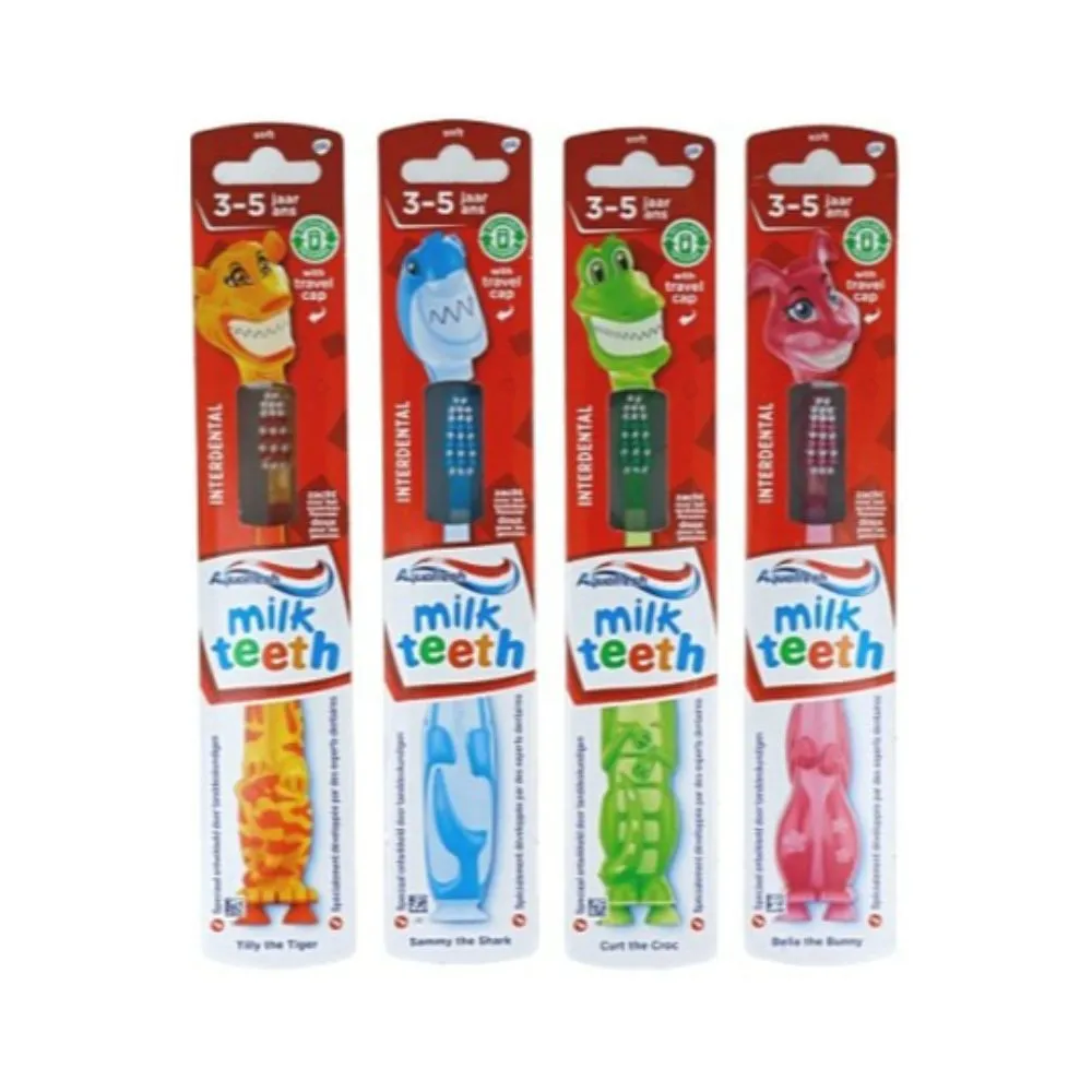 Aquafresh Tandenborstel melktanden soft (1 stuk)