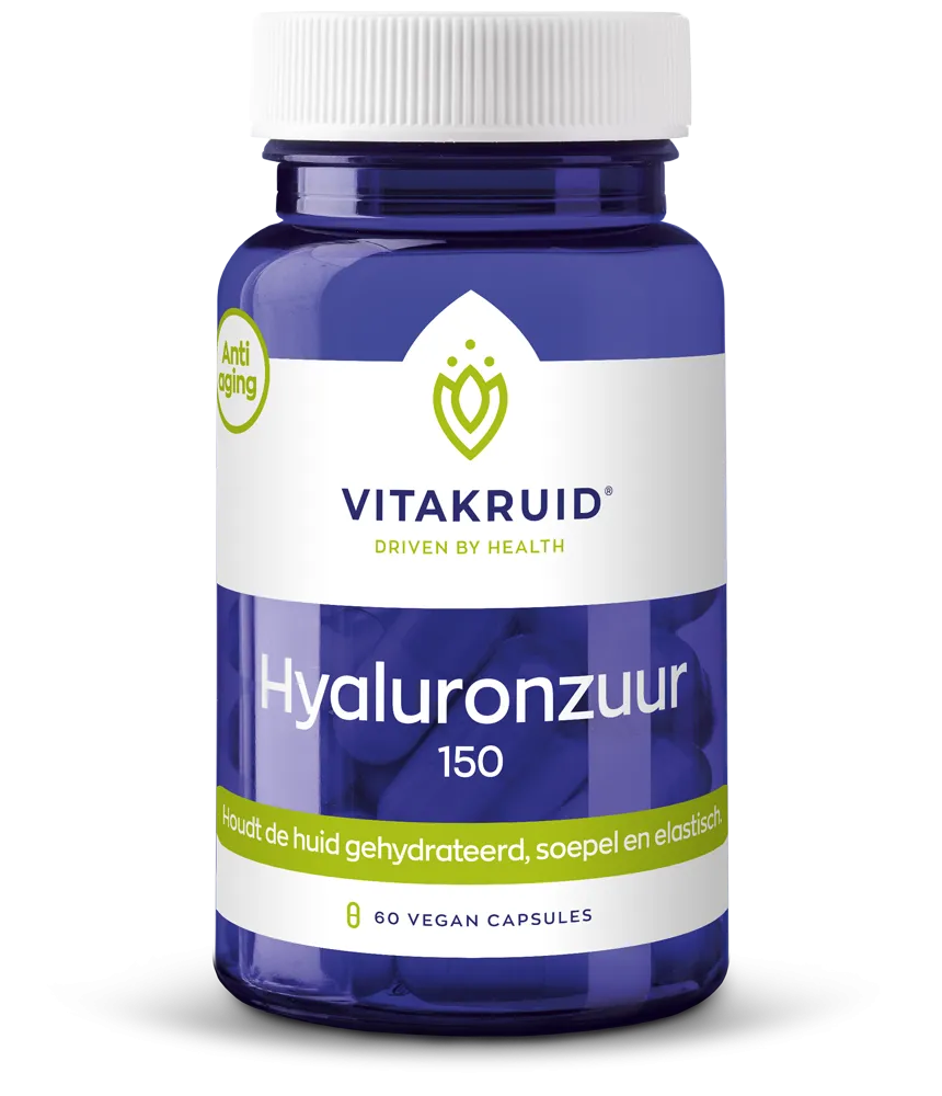 Vitakruid Hyaluronzuur 150 Hyamax® Met Vitamine C Anti-Aging (60 vega capsules)