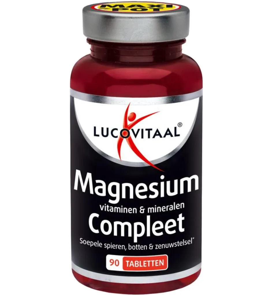 Lucovitaal Magnesium, Vitaminen & Mineralen Compleet (90 tabletten)