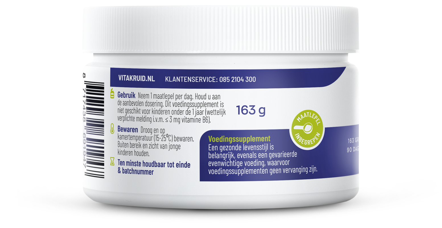 Vitakruid Multi Basis Vegan Poeder Met Natuurlijke Vormen (163 gr)