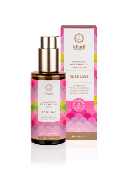 Khadi Ayurvedic holy body rose love (100 ml)