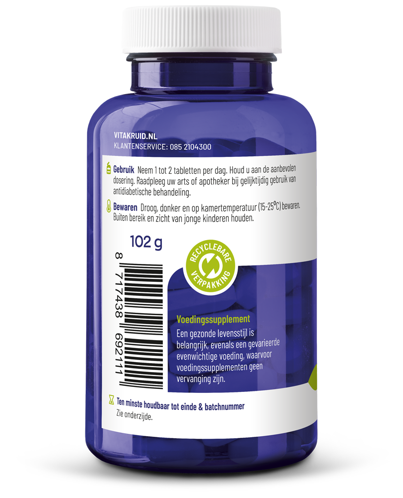 Vitakruid Homme Oa Ashwagandha Fenegriek Shilajit Damiana (60 Tabletten)