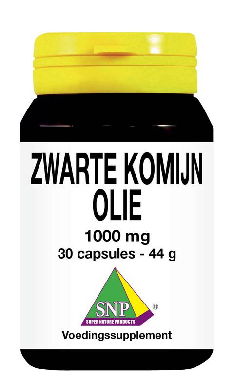 Snp Zwarte komijn olie 1000 mg (30 softgels)