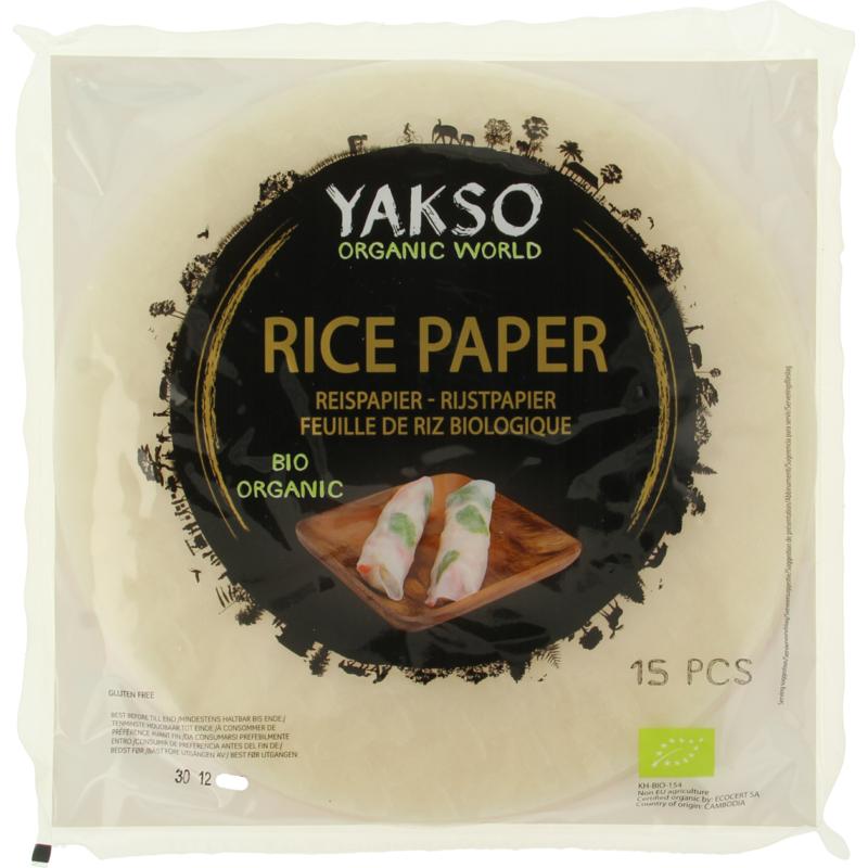 Yakso Rijstpapier Met Tapioca Bio (150 gr)
