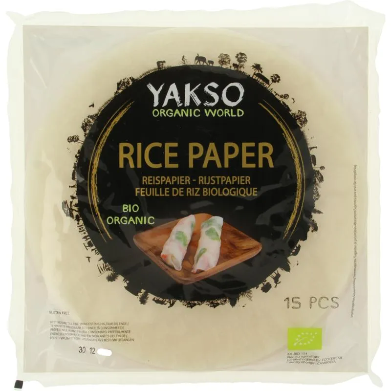 Yakso Rijstpapier Met Tapioca Bio (150 gr)