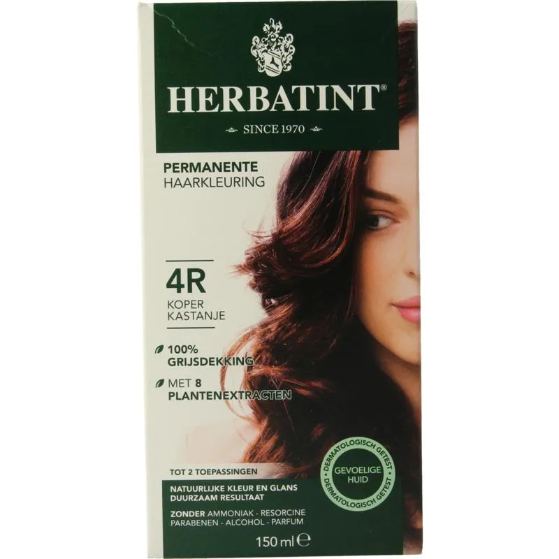 Herbatint H04R Koper Kastanje (150 ml)
