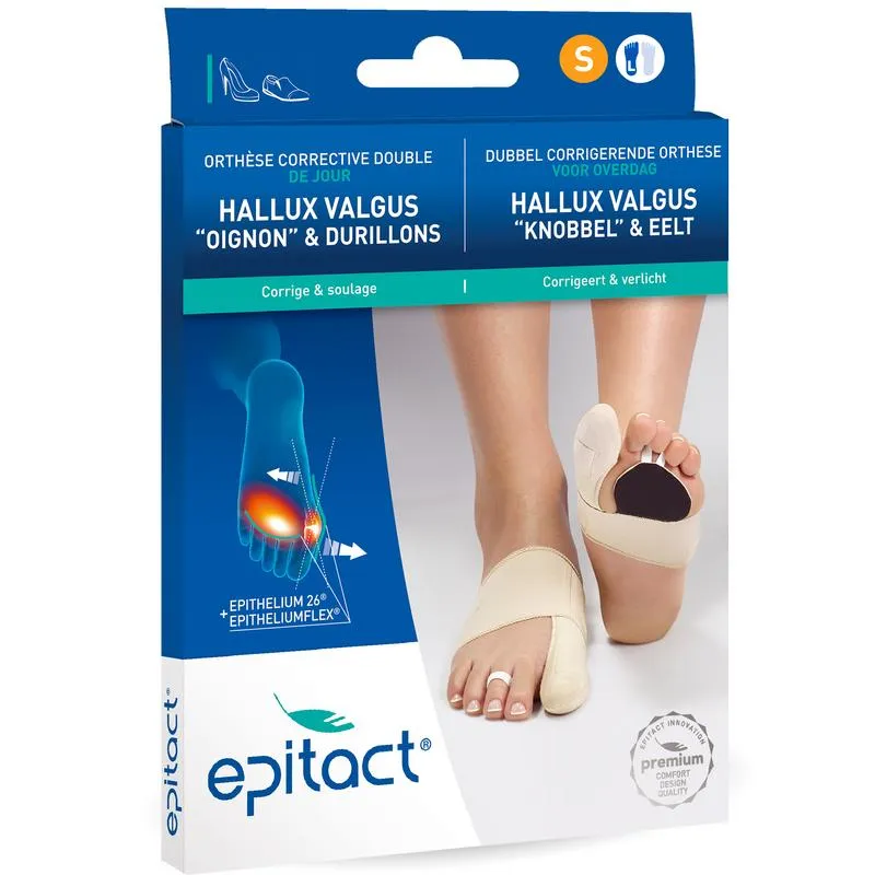 Epitact Hallux knobbel & eelt linker v oet maat S (1 stuk)
