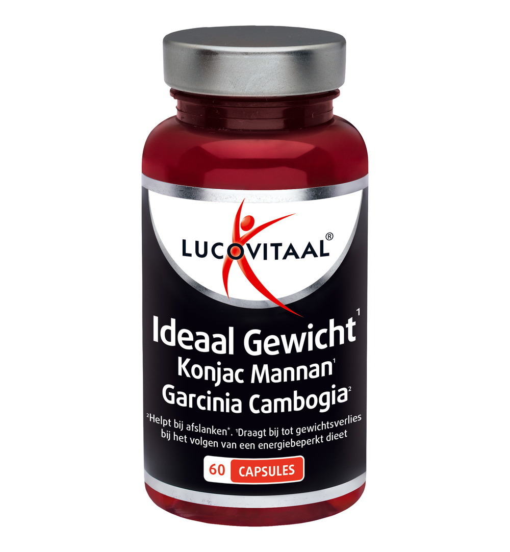 Lucovitaal Ideaal Gewicht Konjac Mannan Garcinia Cambogia (60 capsules)