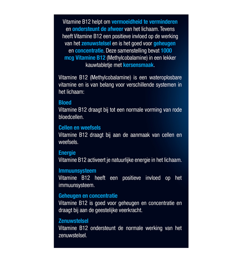 Lucovitaal Vitamine B12 1000mcg (60 tabletten) - image 5
