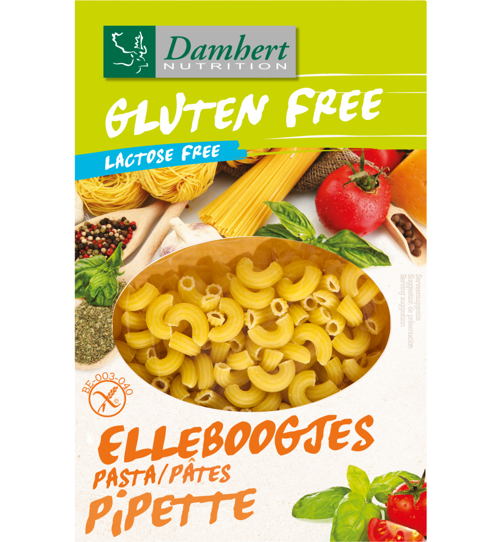 Damhert Pasta Elleboogjes Glutenvrij (250 gr)