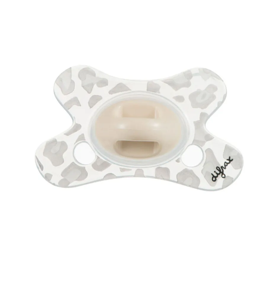 Difrax Fopspeen Natural 0-6 Meerdere Kleuren (1 stuk)