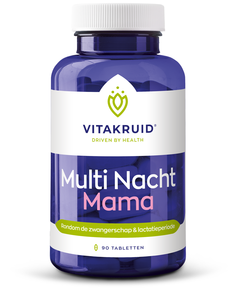 Vitakruid Multi Nacht Mama 100% Vegan (90 tabletten)
