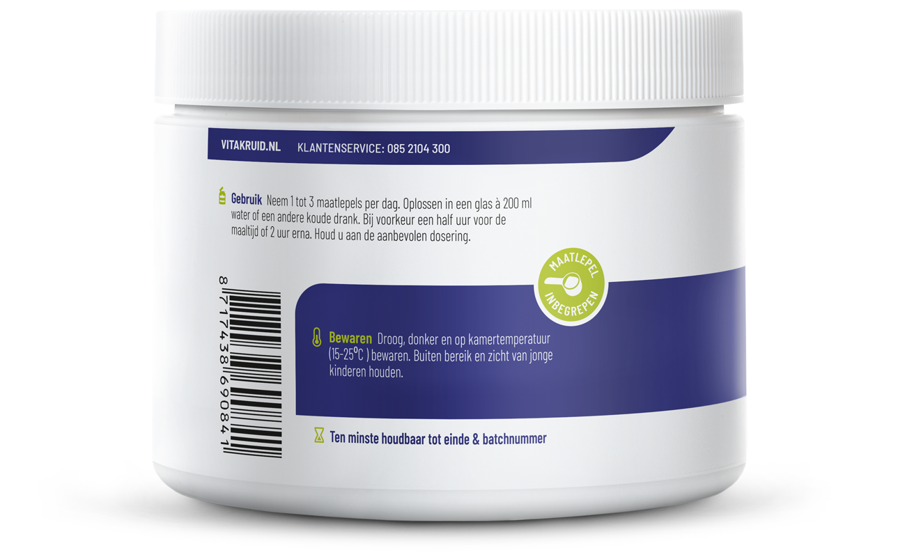 Vitakruid L-Glutamine Complex Glucosamine & L-Methionine (230 gr)