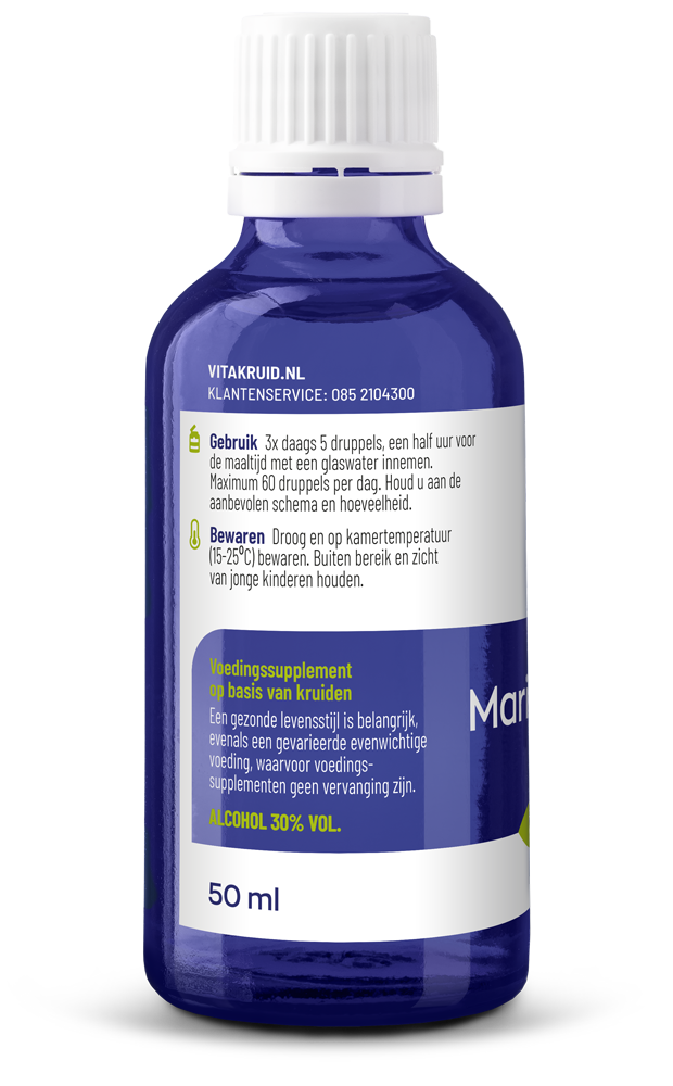 Vitakruid Mariadistel Complex Tinctuur 1:5 Met Oa Artisjok (50 ml) - image 2