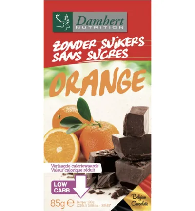 Damhert Chocoladetablet Puur/Sinaas (85 gr)