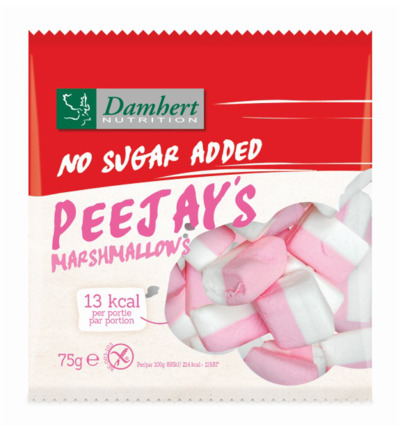 Damhert Peejays marshmallows (75 gr)