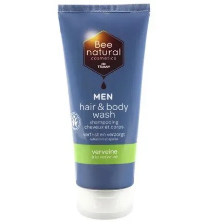 Bee Honest Hair & body wash men verveine (200 ml)