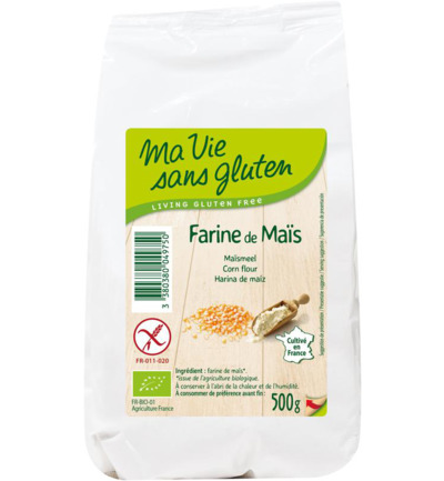Ma Vie Sans Gluten Maismeel - Glutenvrij - Bio (500 gr)