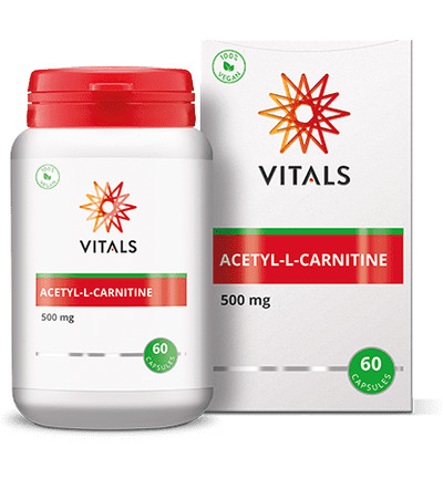 Vitals Acetyl-L-carnitine 500 mg (60 capsules)