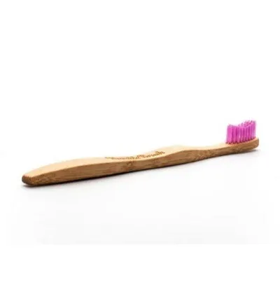 The Humble Co. Tandenborstel bamboe adult roze brush soft (1 stuk)