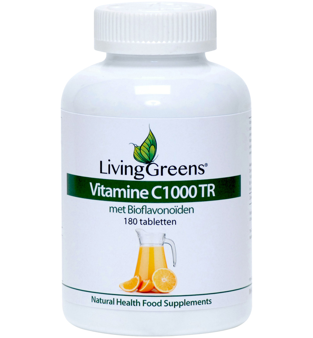 LivingGreens Vitamine C 1000mg TR (180 tabletten)