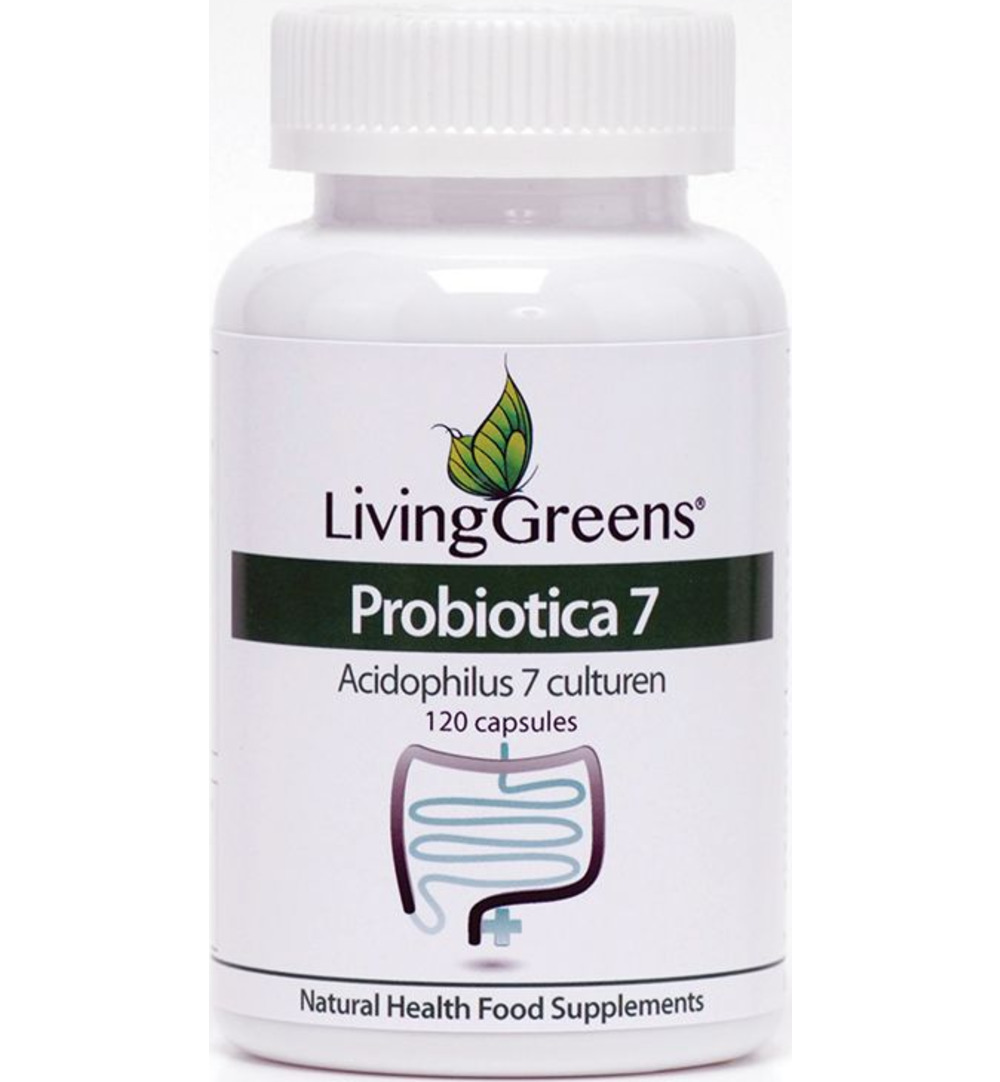 Livinggreens Probiotica Acidophilus 7 Culturen (120 capsules)