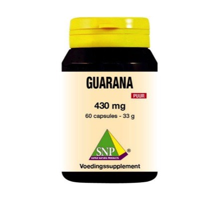 Snp Guarana 430 mg puur (60 capsules)