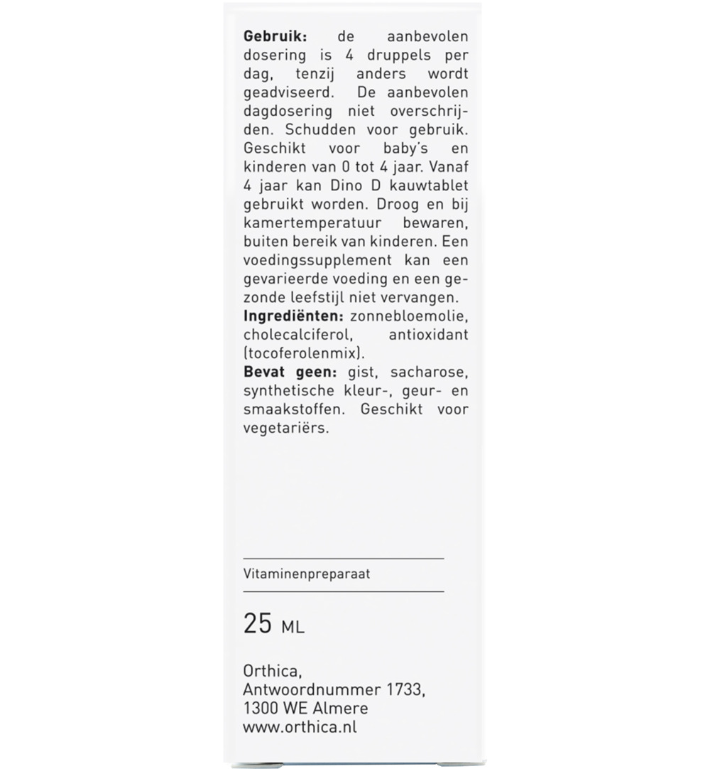 Orthica Dino D druppels (25 ml) - image 2