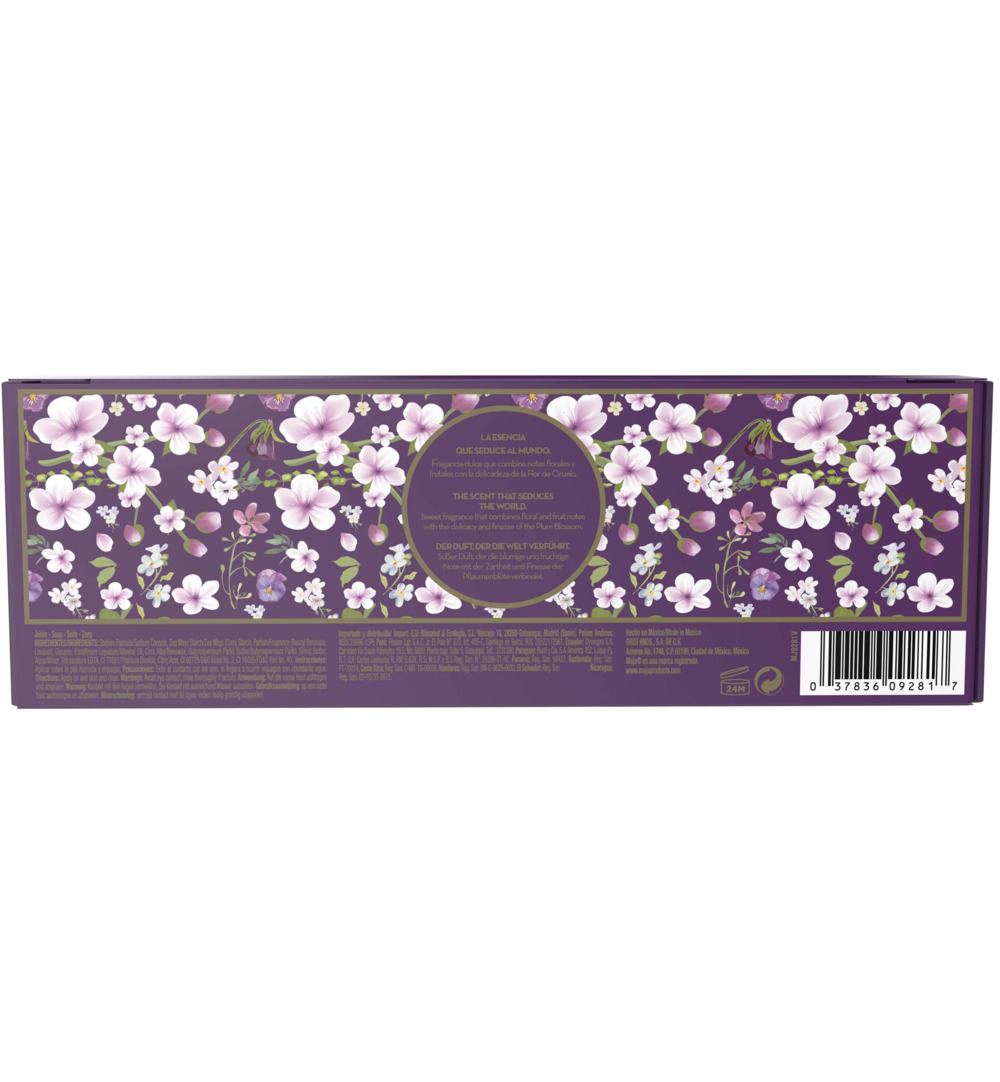 Maja Plum blossom zeep (3 x 100 gr) - image 2