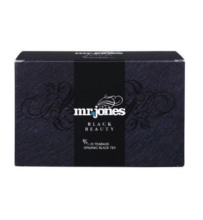 Mr Jones Black Beauty Zwarte Thee Bio (20 stuks)
