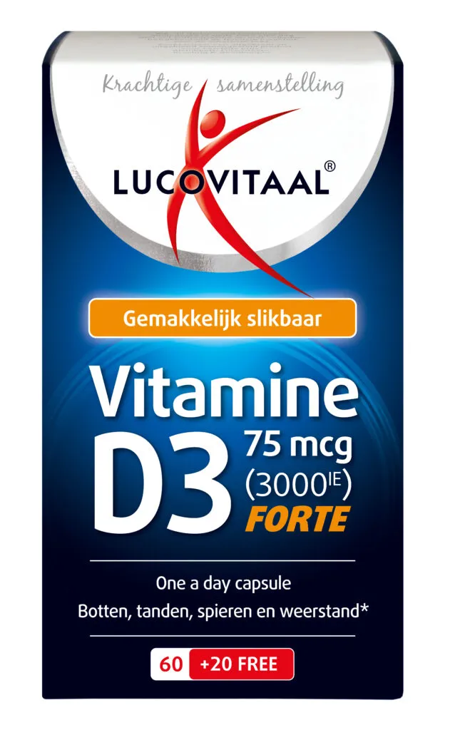Lucovitaal Vitamine D3 75mcg (80 capsules)