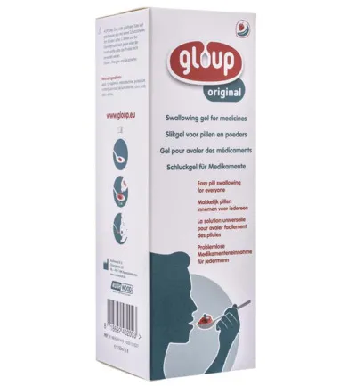 Gloup Original medicatie inname gel aardbei banaan (150 ml)