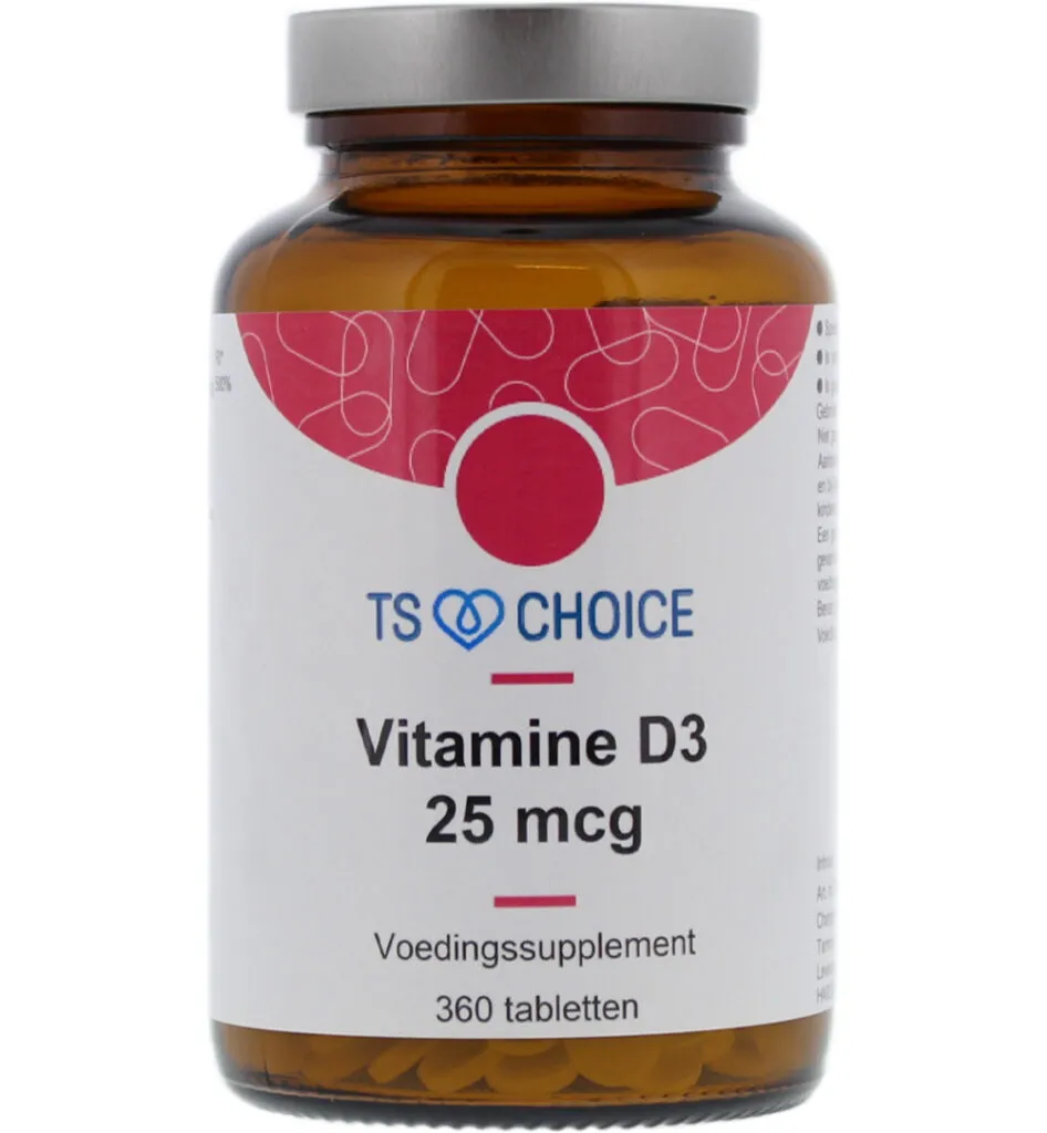 TS Choice Vitamine D3 25mcg (360 tabletten)