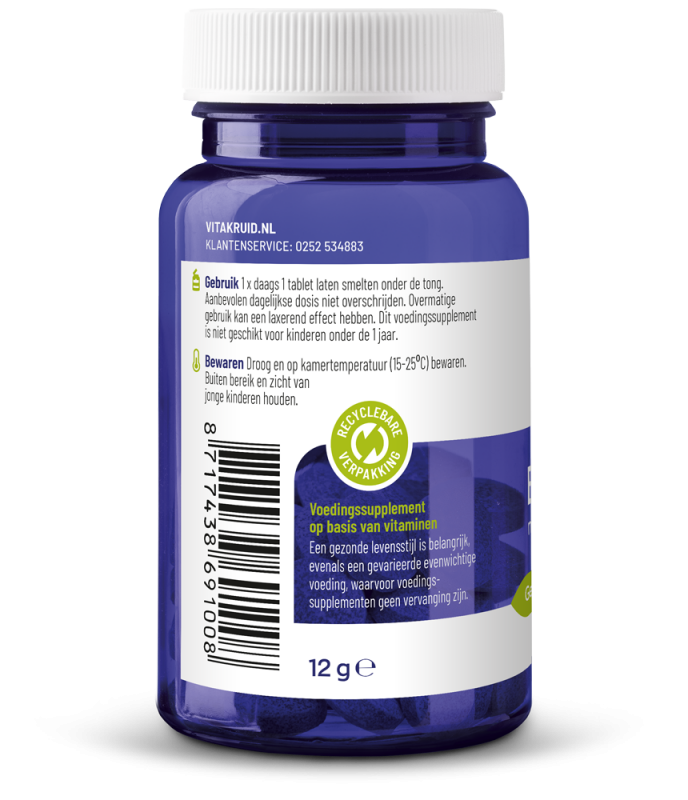 Vitakruid B12 Forte Plus® 3.000 Met P-5-P Vitamine (60 tabletten)