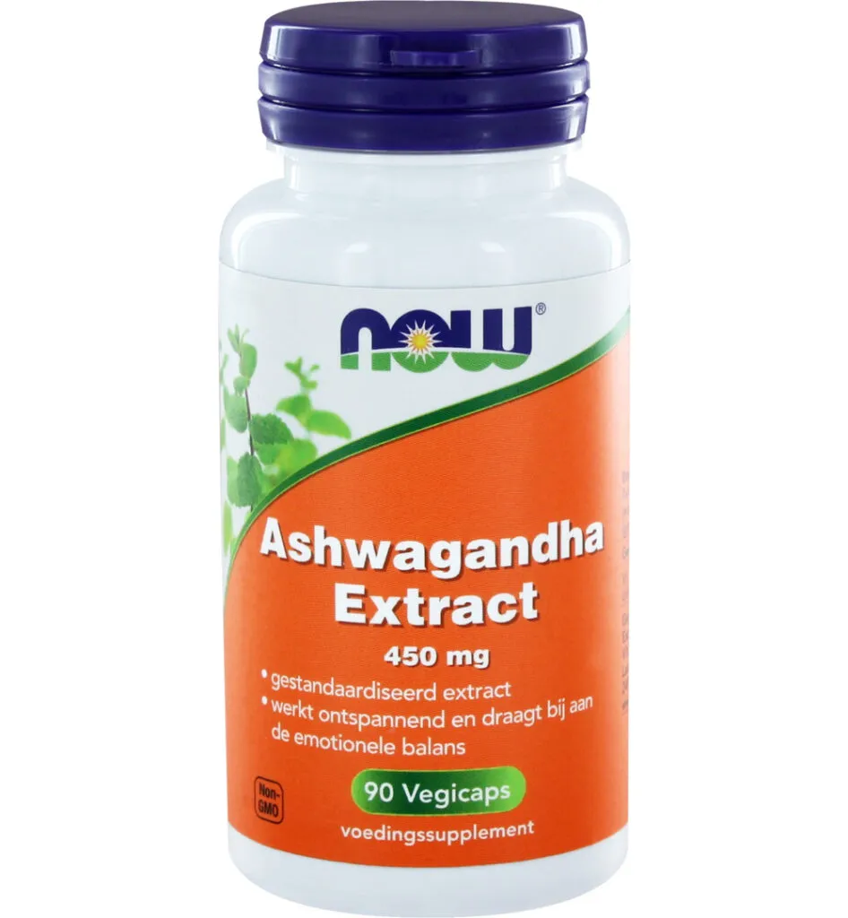 Now Ashwagandha Extract 450 Mg (90 vega capsules)
