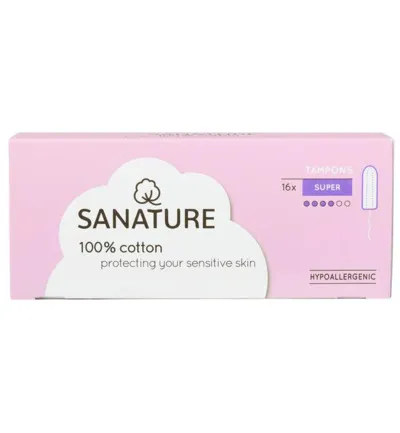 Sanature Tampons super (16 stuks)
