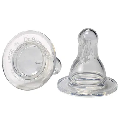 Dr Brown's Speen standaard hals fles fase 1 (2 stuks)