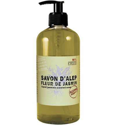 Aleppo Soap Co Aleppo jasmijnzeep met pomp (500 ml)