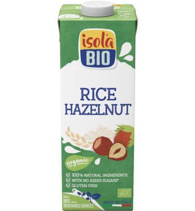 Isola Bio Rijstdrank hazelnoot bio (1000 ml)