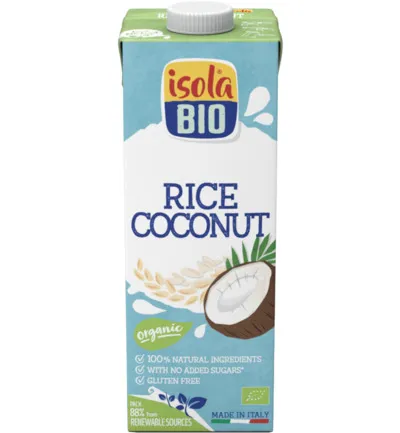 Isola Bio Rijstdrank kokosnoot bio (1000 ml)