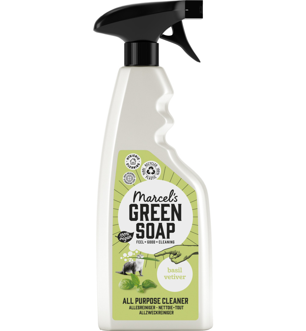 Marcel's Green Soap Allesreiniger spray basilicum & vertivertgras (500 ml)