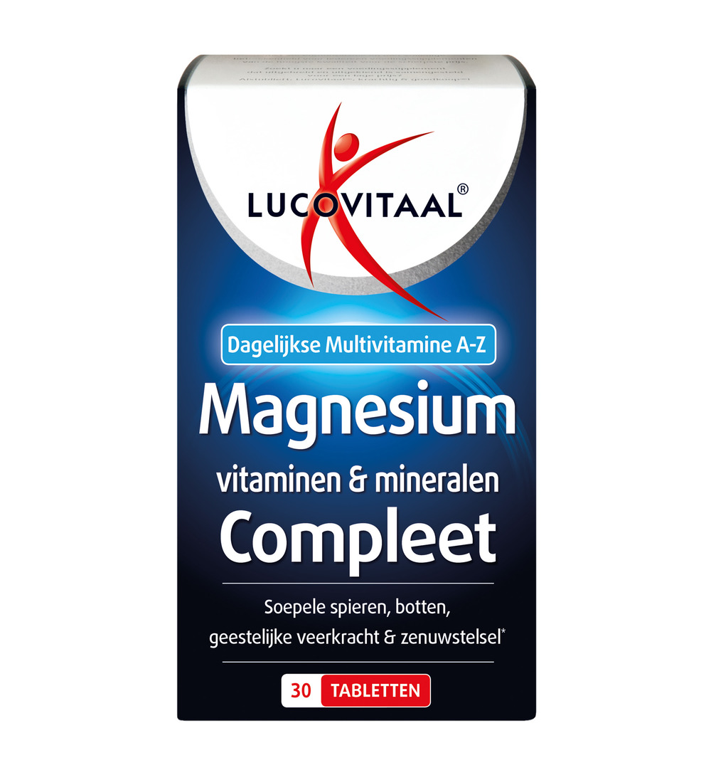 Lucovitaal Magnesium, Vitaminen & Mineralen Compleet (30 tabletten)