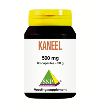 Snp Kaneel Cinnamomum verum 500 mg puur (60 vega capsules)