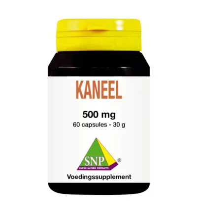 Snp Kaneel Cinnamomum verum 500 mg puur (60 vega capsules)