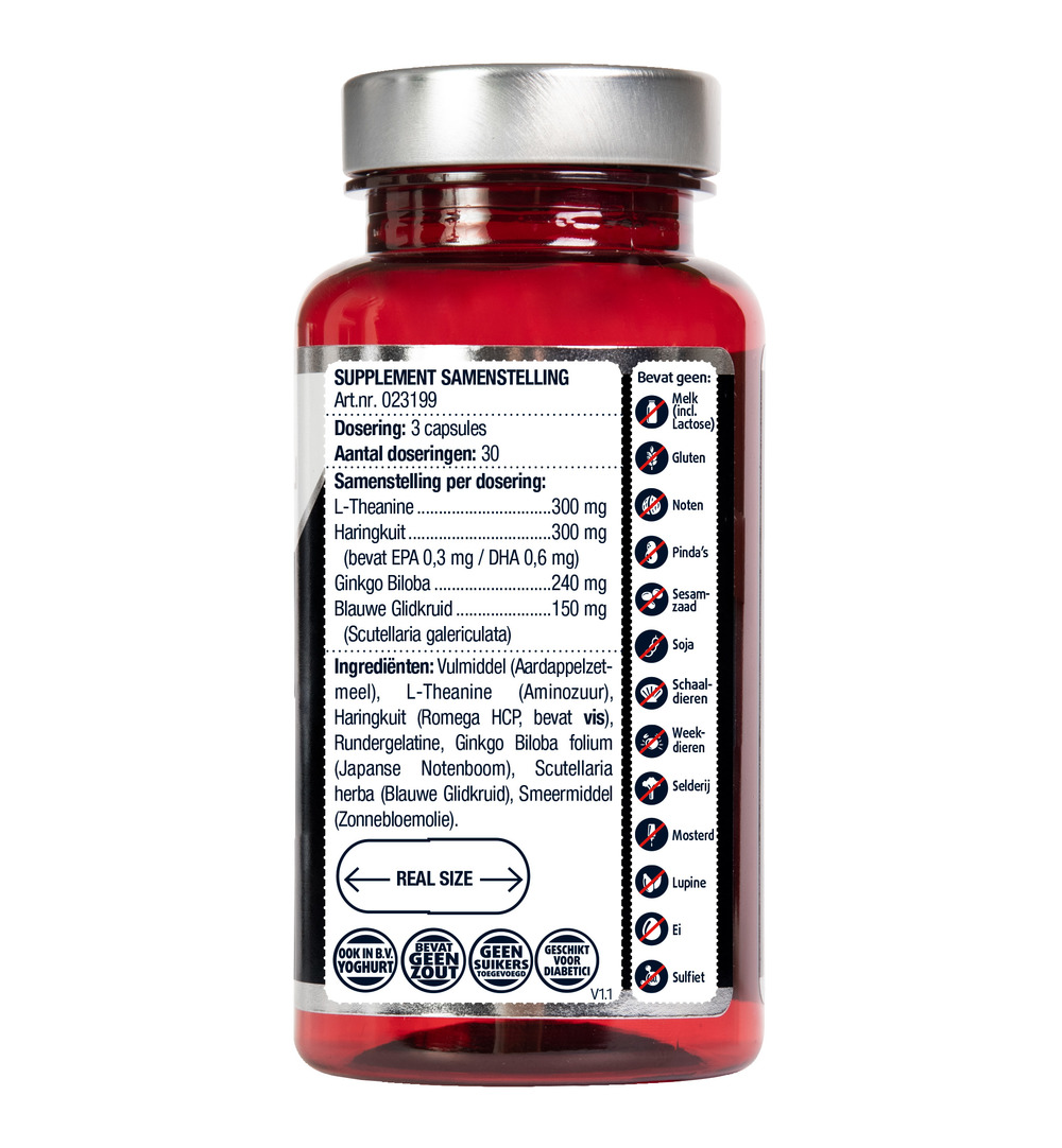 Lucovitaal L-Theanine Omega 3 (90 capsules)