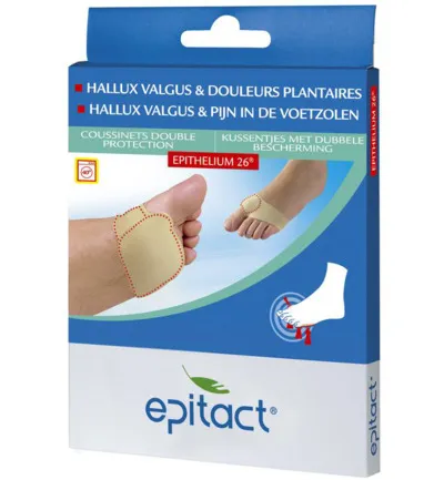 Epitact Voetzoolkussentjes dubbel maat 36/38 (2 stuks)