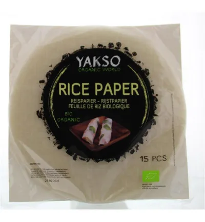 Yakso Rijstpapier Bio (150 gr)