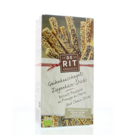 De Rit Sesam Geitenkaas Stengel Bio (100 gr)